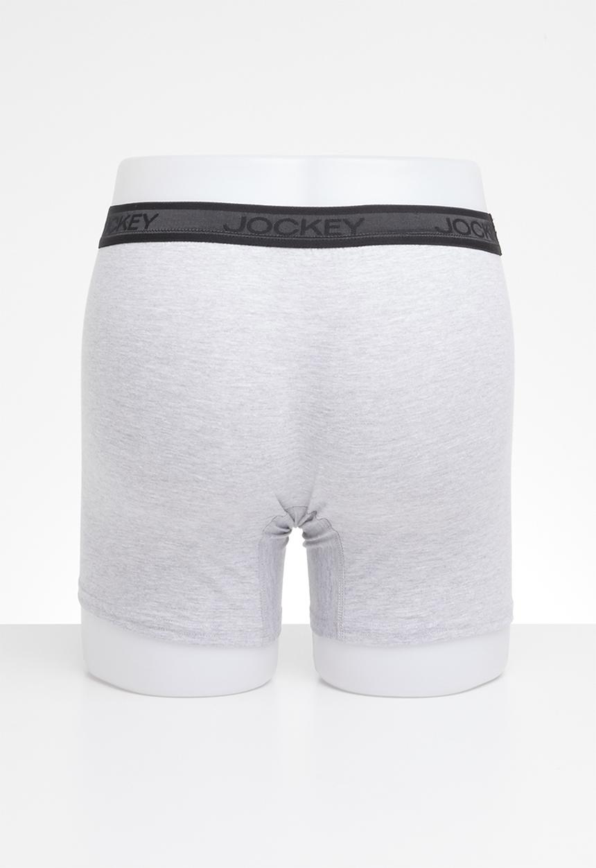Jockey - 2 Pack pouch trunk - black & grey