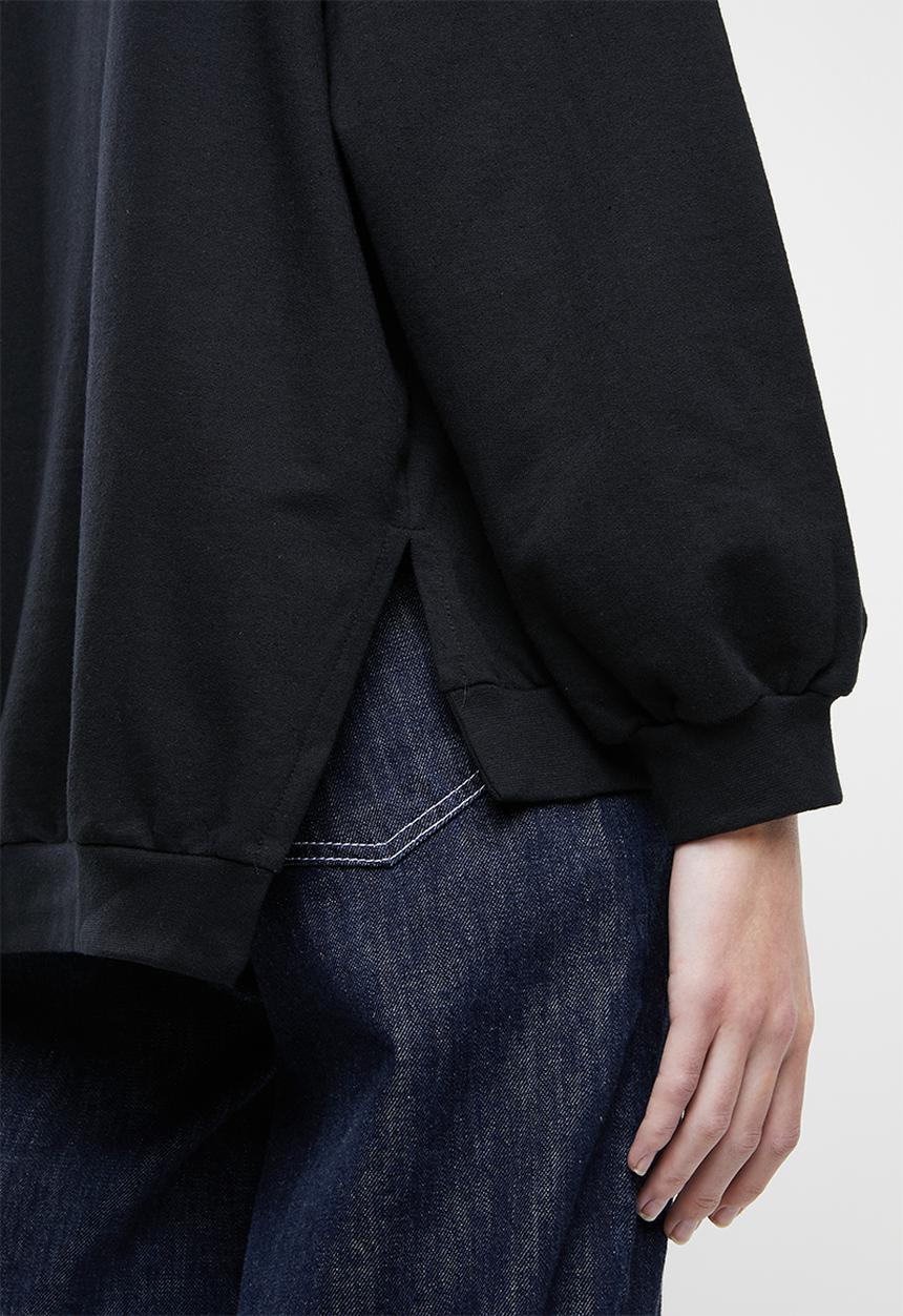 Superbalist - Oversized slogan sweat - black