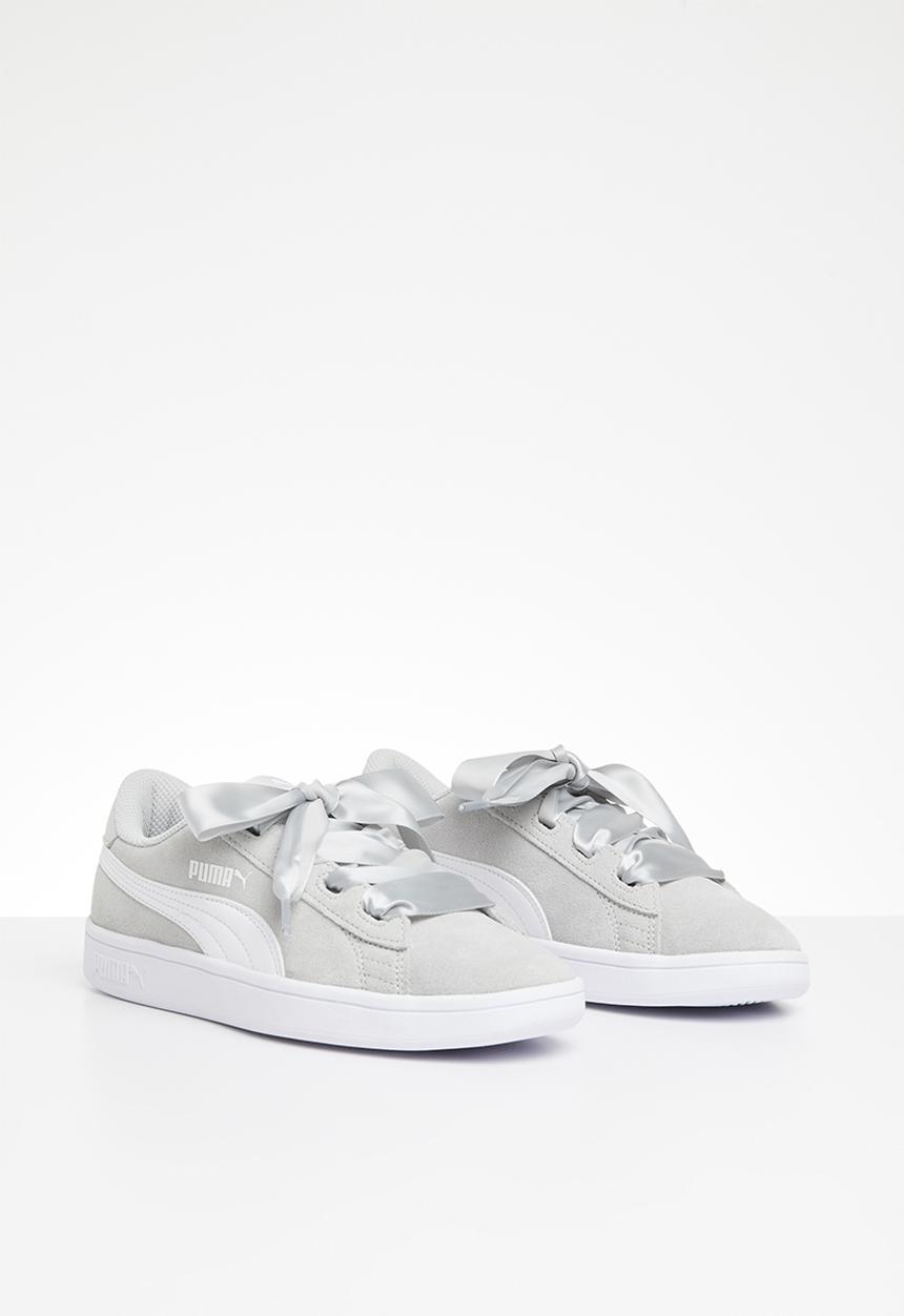 PUMA - Puma smash v2 ribbon Jr - grey & violet