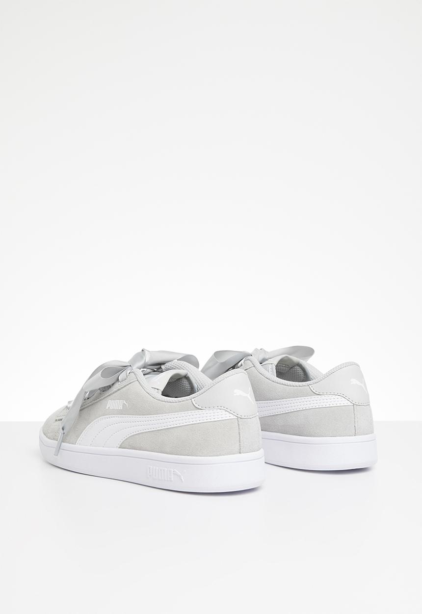 PUMA - Puma smash v2 ribbon Jr - grey & violet