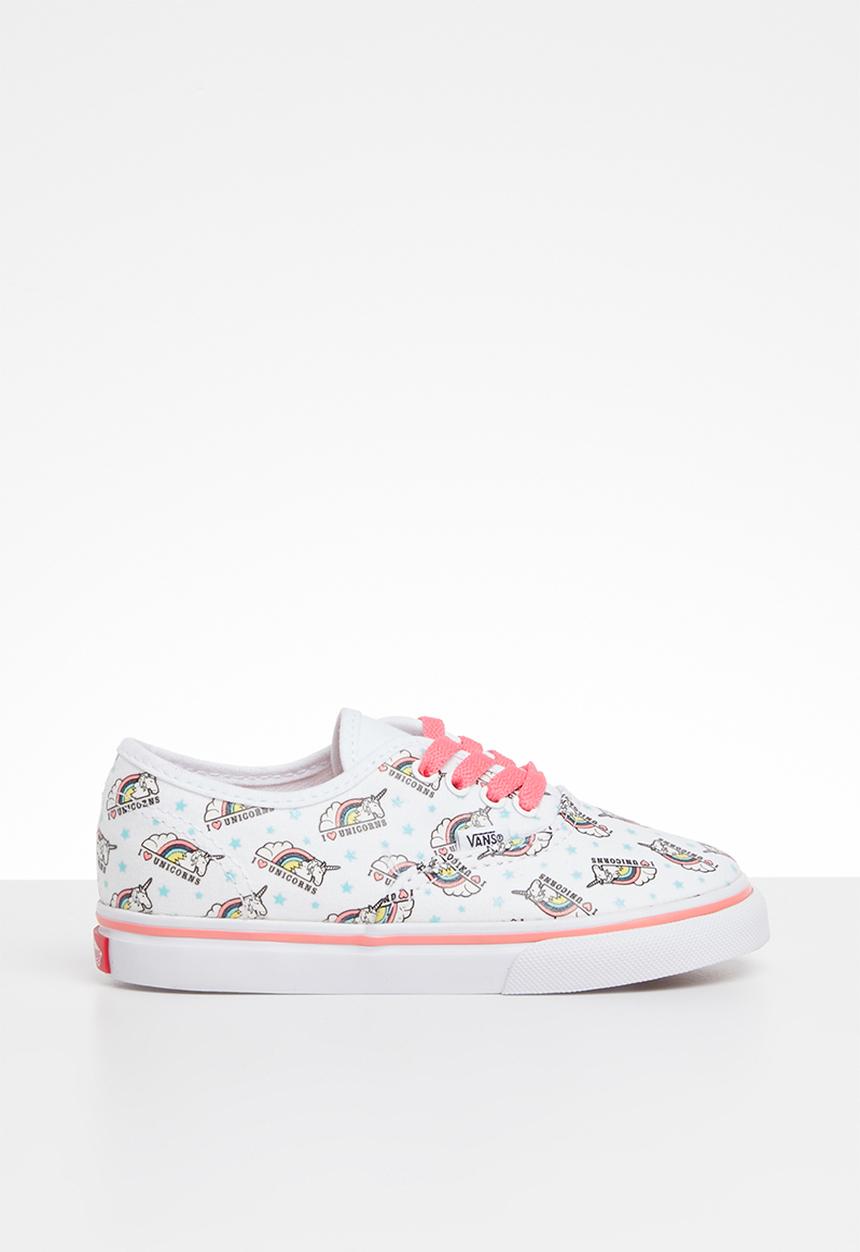 Vans - Td authentic - white & pink