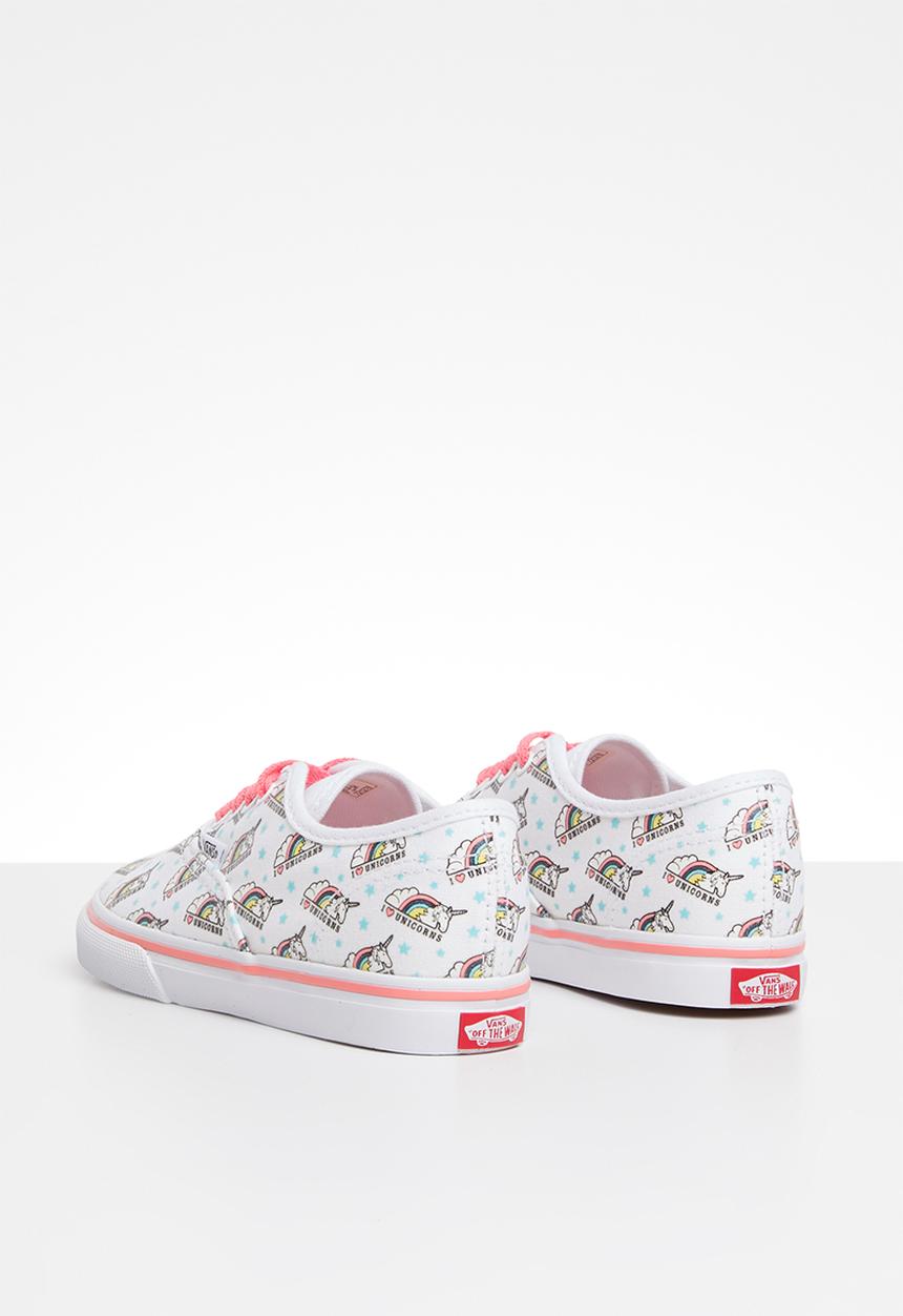 Vans - Td authentic - white & pink