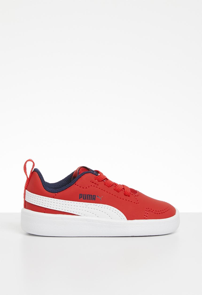 PUMA - Courtflex inf - red & peacoat