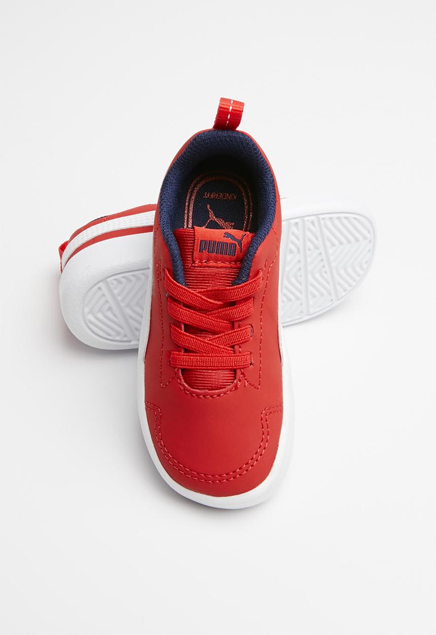 PUMA - Courtflex inf - red & peacoat