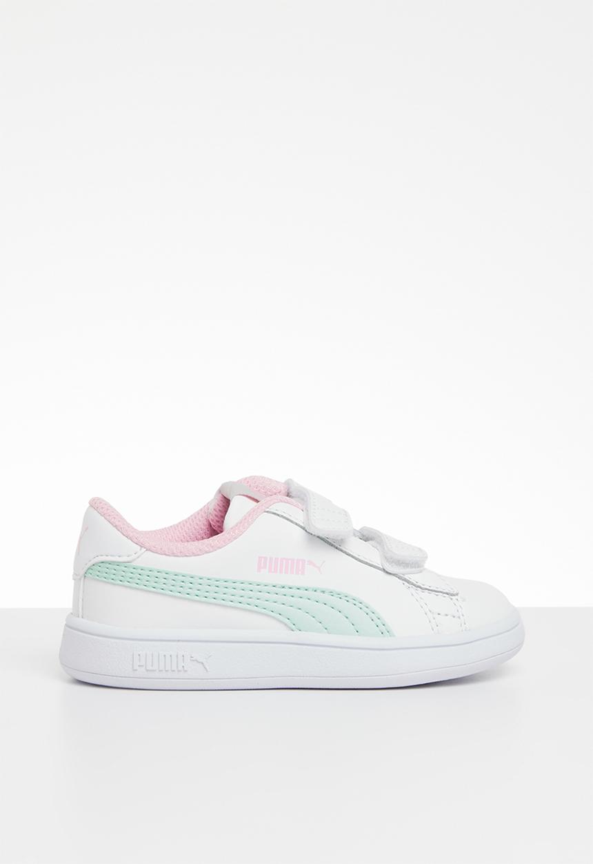 PUMA - Puma smash v2 l v inf - white fair aqua & pale pink 