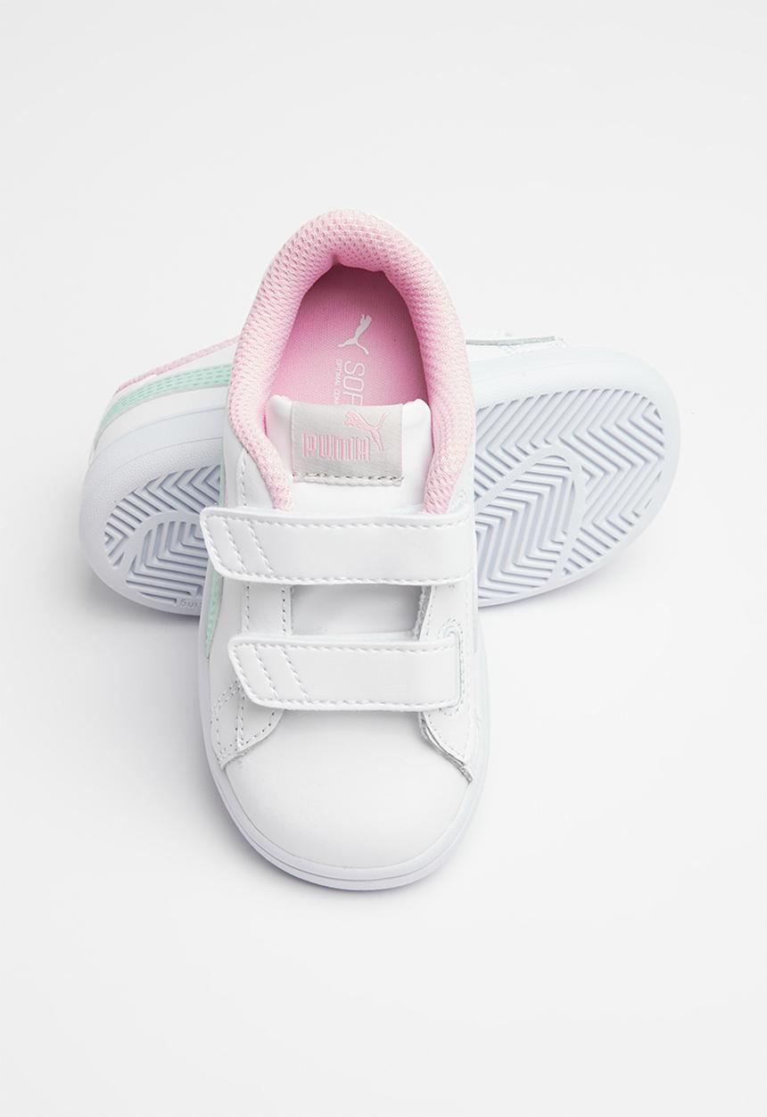 PUMA - Puma smash v2 l v inf - white fair aqua & pale pink 