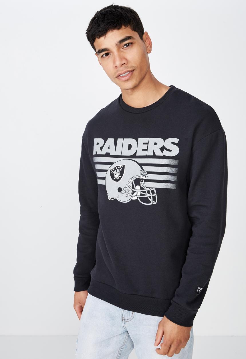 Cotton On - Collab drop shoulder pullover - black
