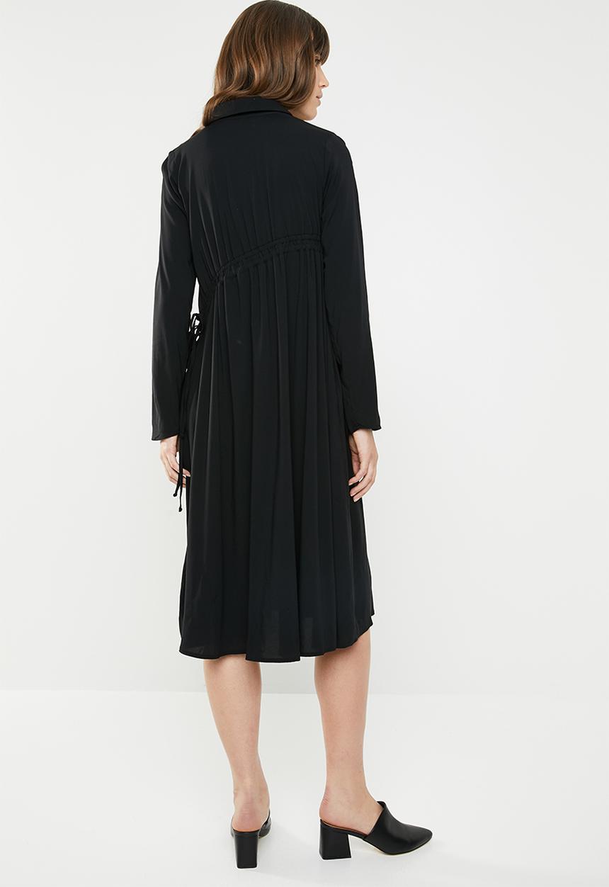 AMANDA LAIRD CHERRY - Bontle shirtdress - black