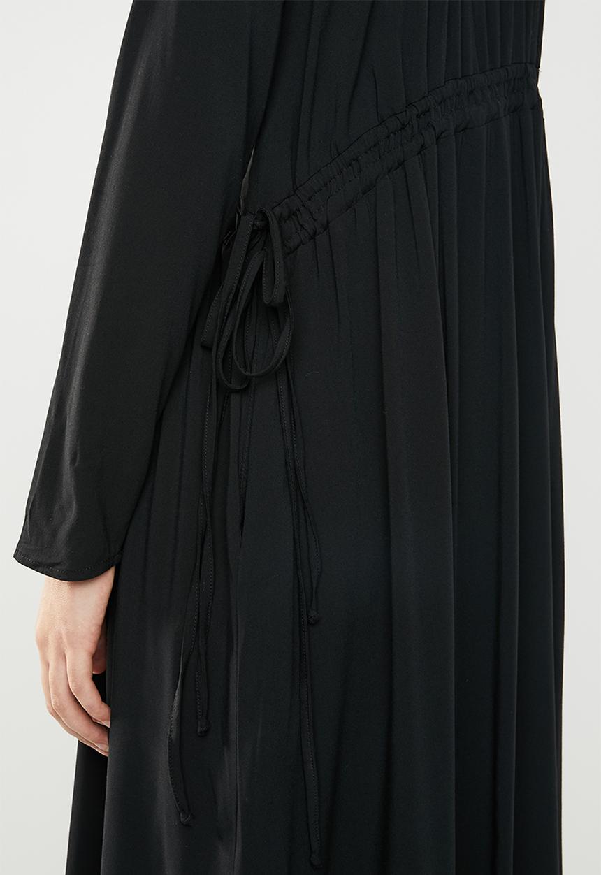 AMANDA LAIRD CHERRY - Bontle shirtdress - black