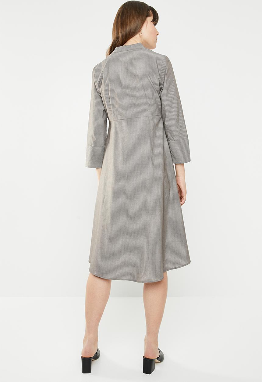 AMANDA LAIRD CHERRY - Babalwa shirtdress - grey