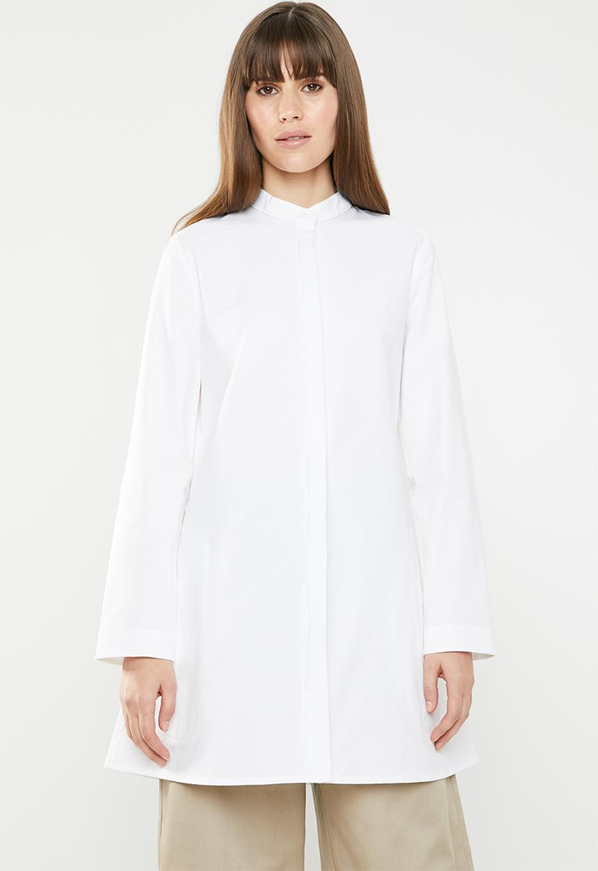 AMANDA LAIRD CHERRY - Nonku tunic shirt - white