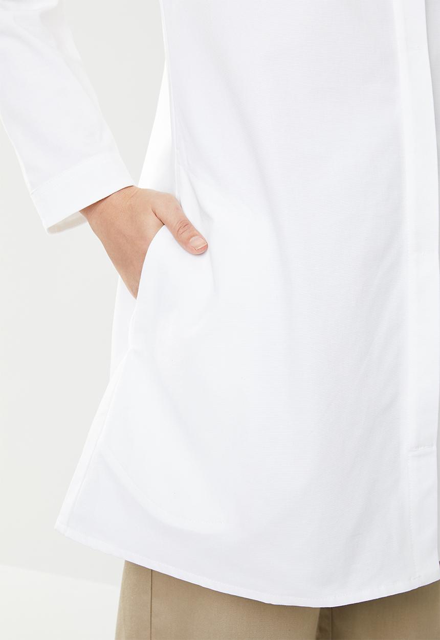 AMANDA LAIRD CHERRY - Nonku tunic shirt - white