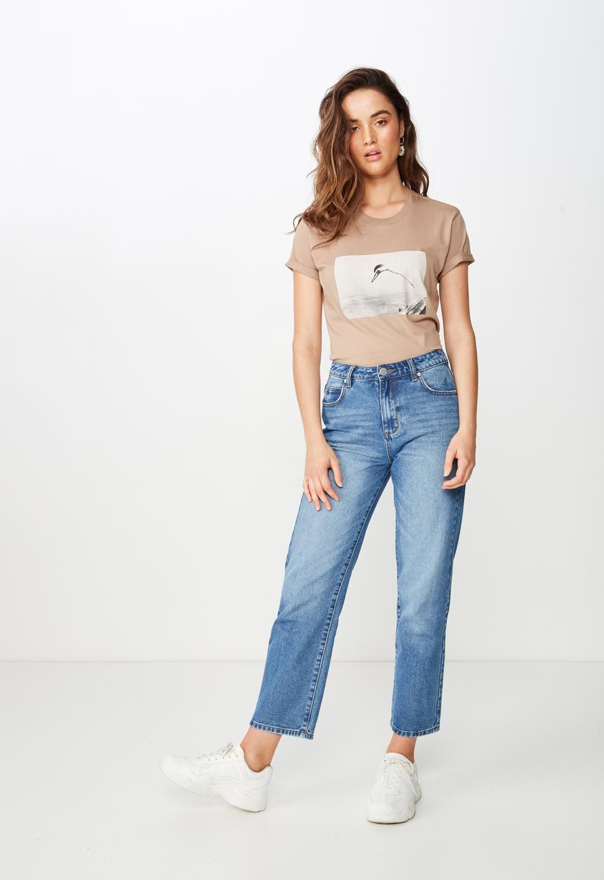 Cotton On - Classic photo tee - neutral