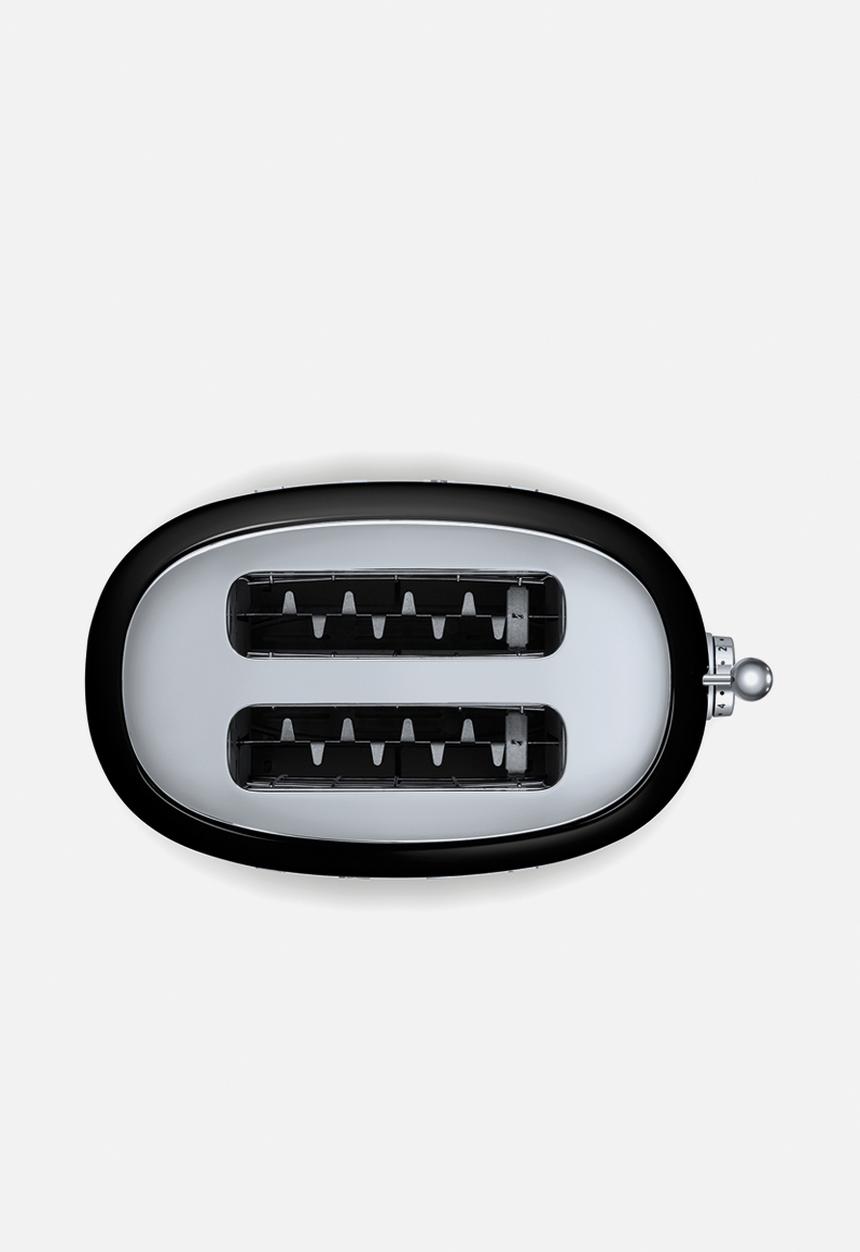 smeg - Retro 950w 2 slice toaster - black
