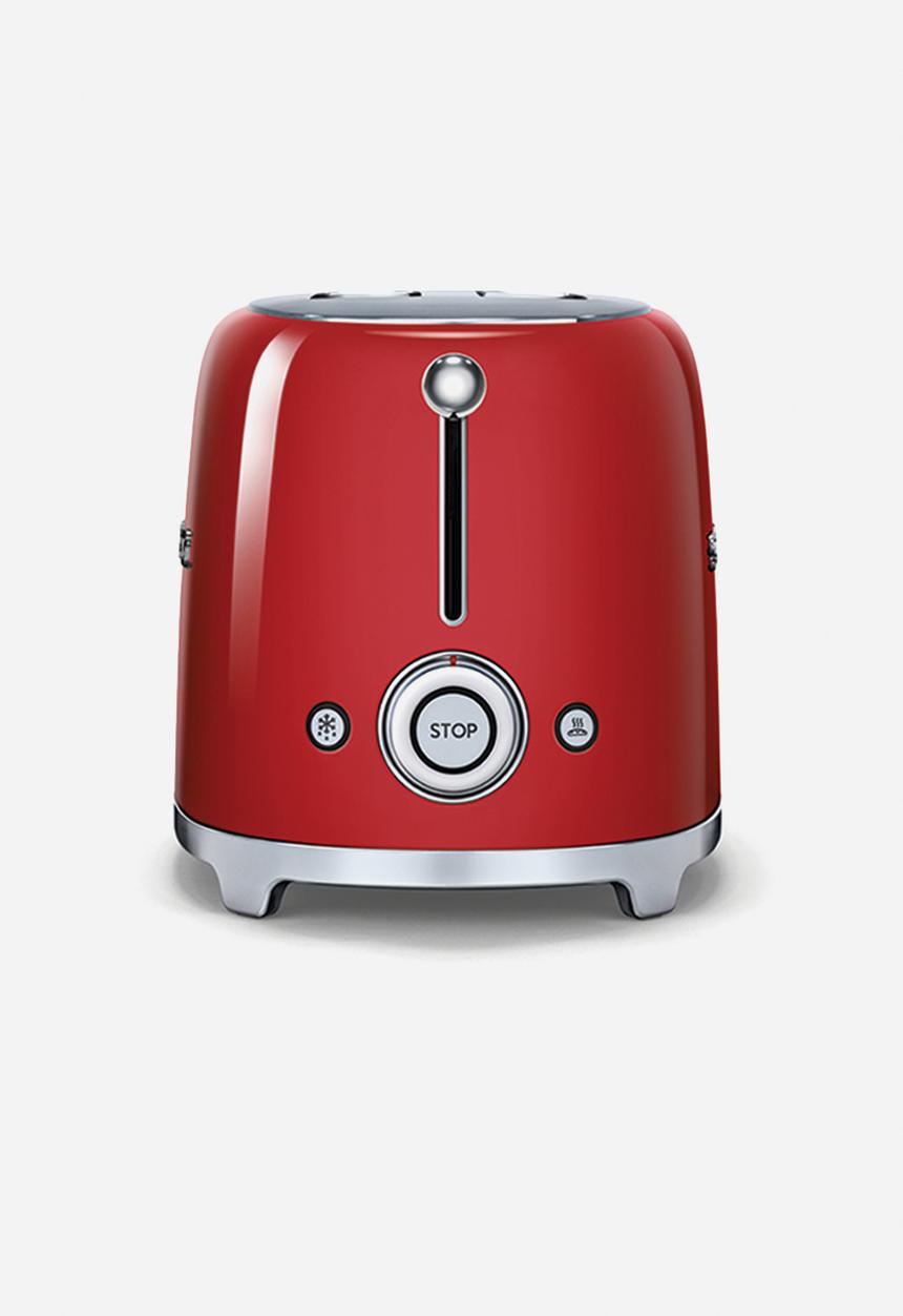 smeg - Retro 950w 2 slice toaster - red