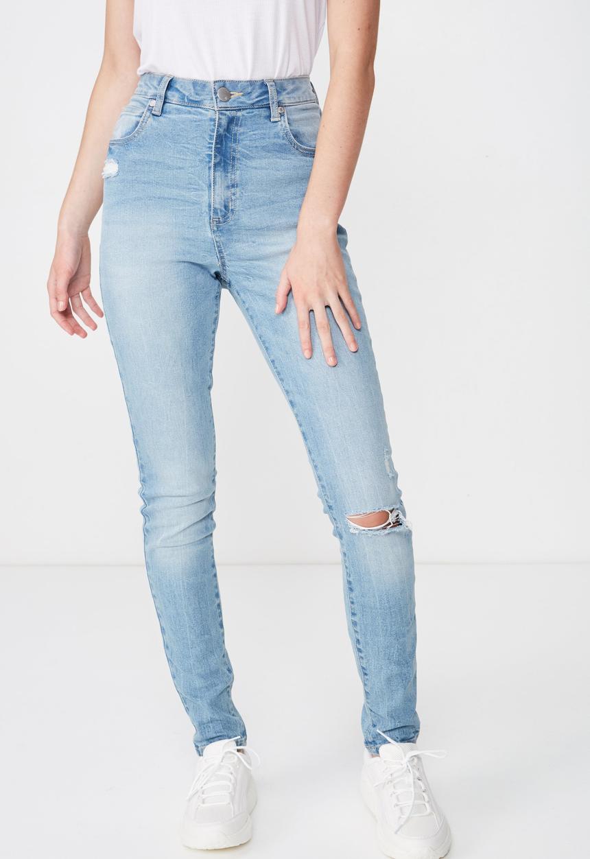 Cotton On - High rise skinny jean - blue