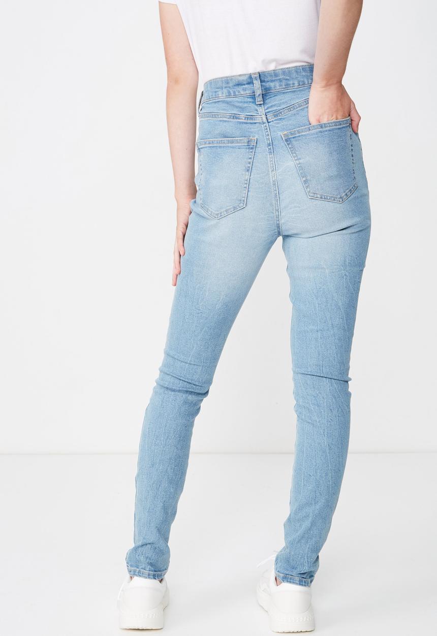 Cotton On - High rise skinny jean - blue