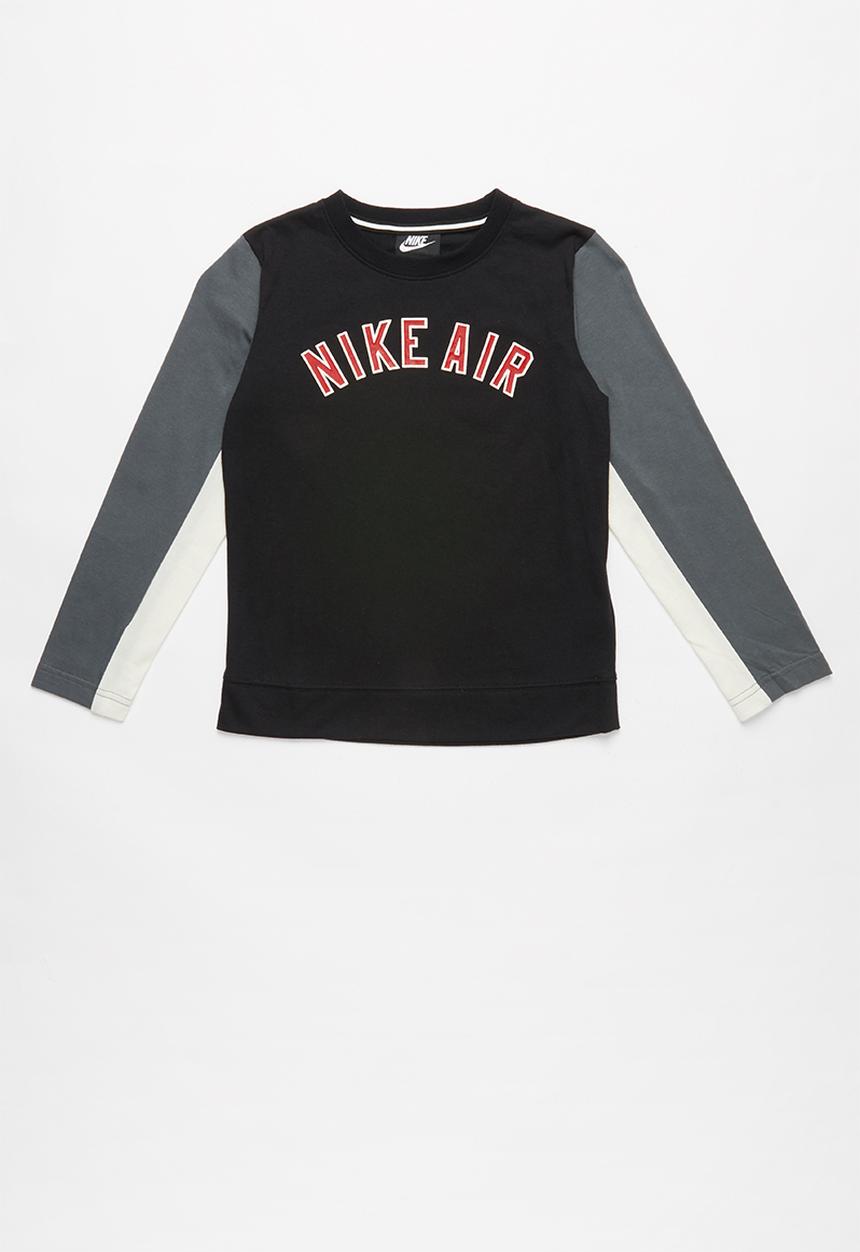 Nike - Nkb nike air lifestyle ls top - black