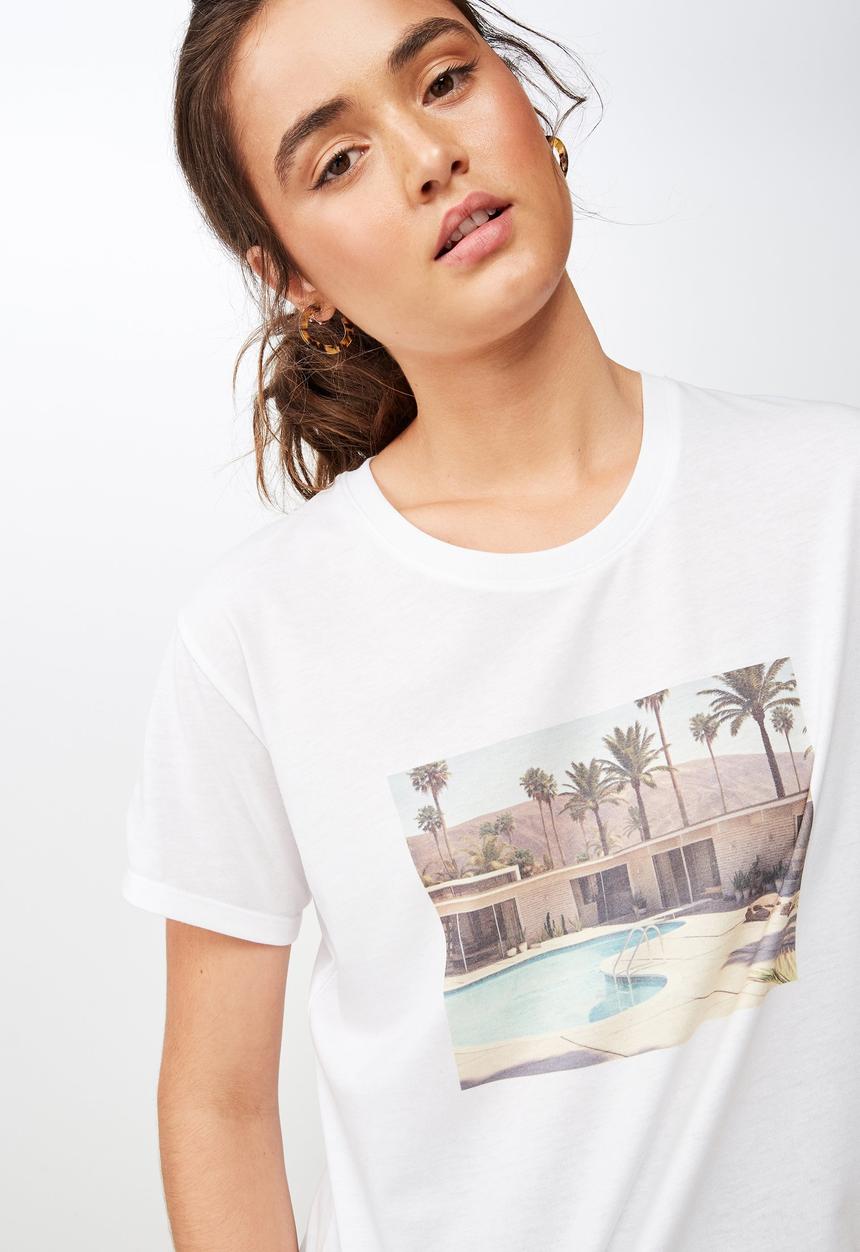 Cotton On - Classic photo tee - white