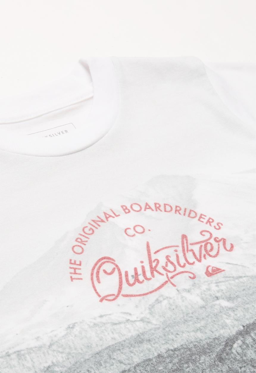Quiksilver - Lost in the mountains tee - white