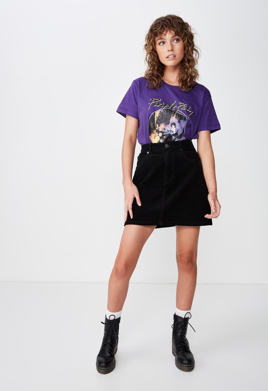 Cotton On - Classic band purple rain tee - purple