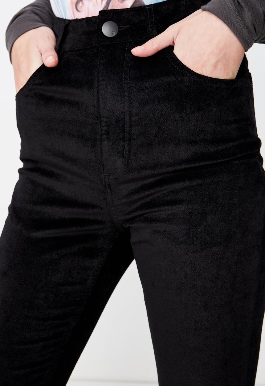 Cotton On - High rise skinny jeans - black
