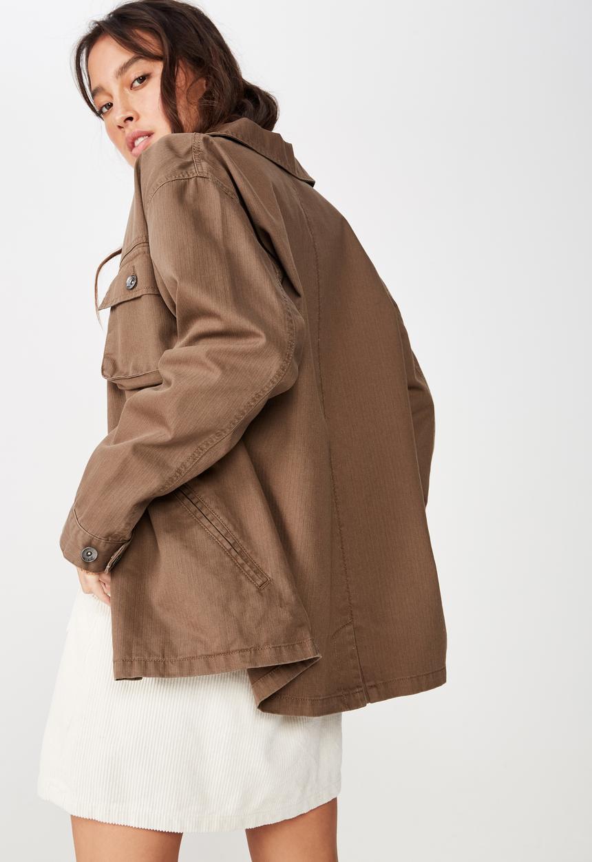 Cotton On - Workwear jacket - brown