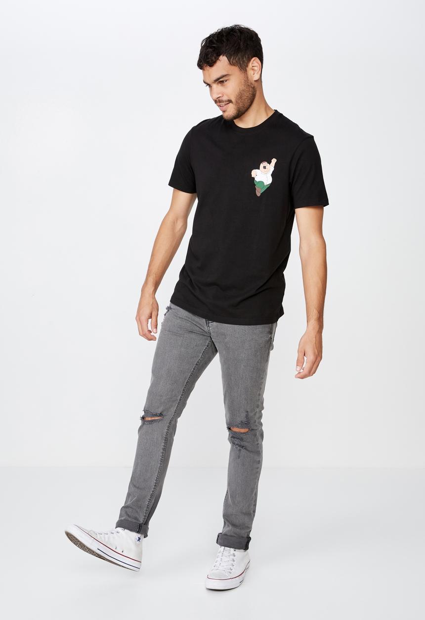 Cotton On - Tbar collab tee - black