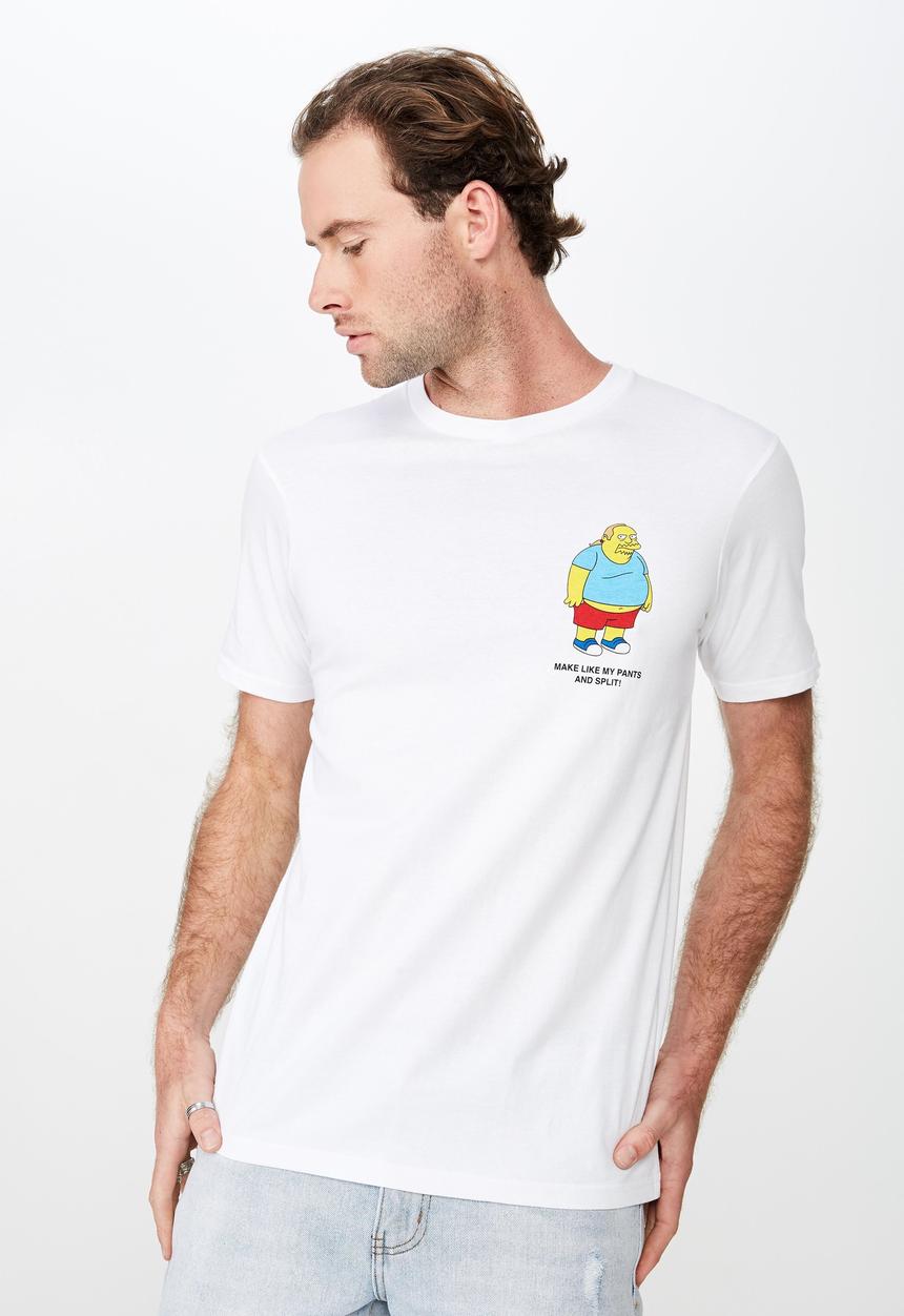 Cotton On - Tbar collab tee - white