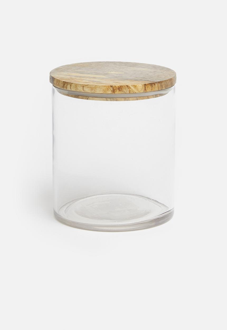 Sixth Floor - Wooden top storage canister