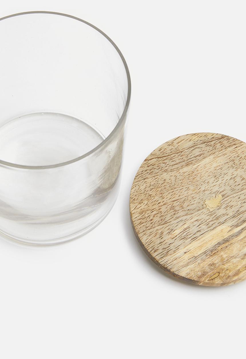 Sixth Floor - Wooden top storage canister