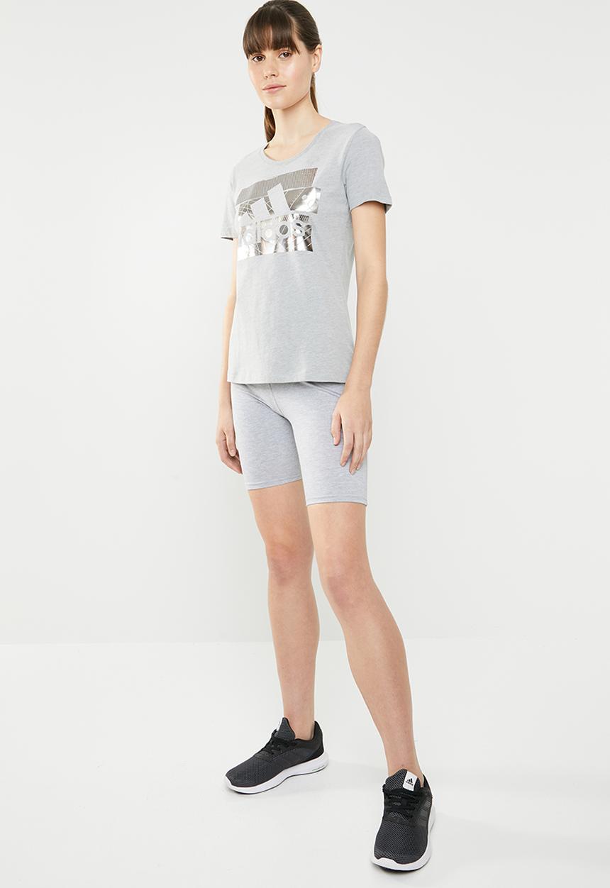 adidas Performance - Ladies boss foil tee - grey