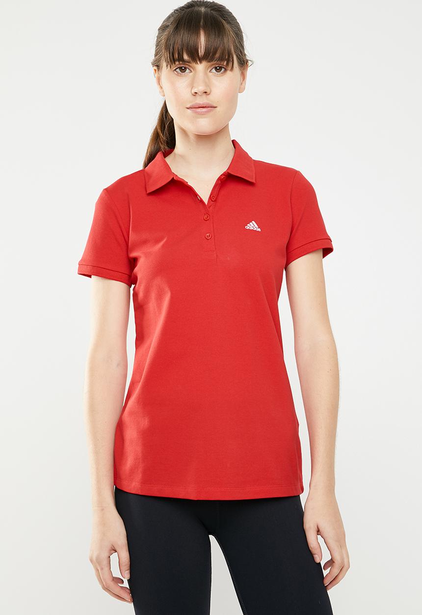 adidas Performance - Polo tee - scarlet - red