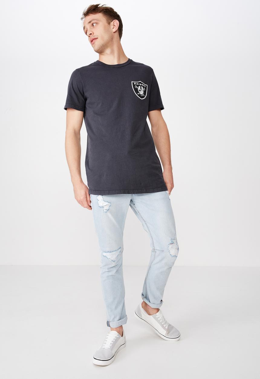 Cotton On - Longline tee - black