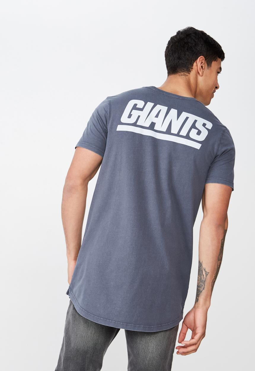 Cotton On - Nfl longline tee - blue