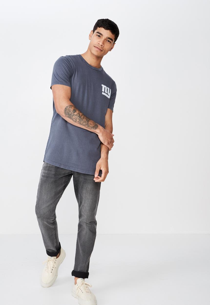 Cotton On - Nfl longline tee - blue