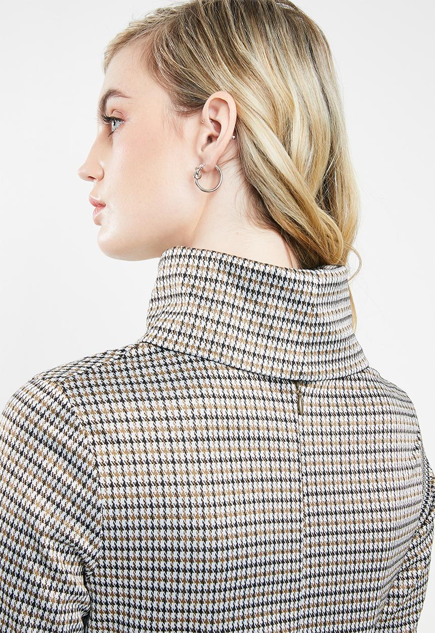 Superbalist - High neck shift dress - multi