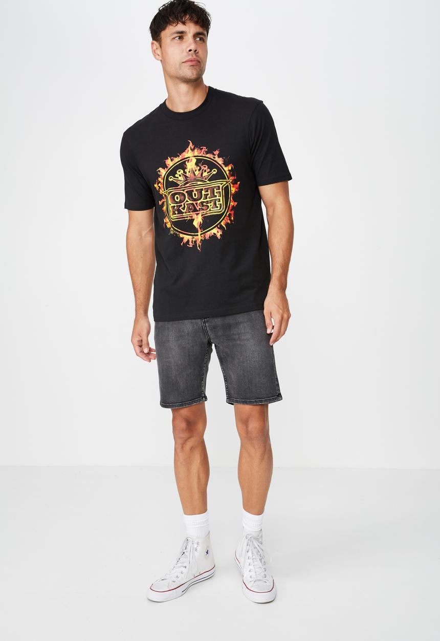 Cotton On - Tbar collab tee - black 