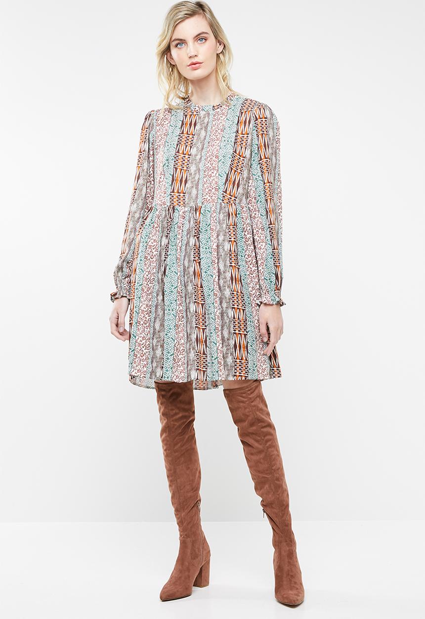 Superbalist - Pie crust shift dress - multi