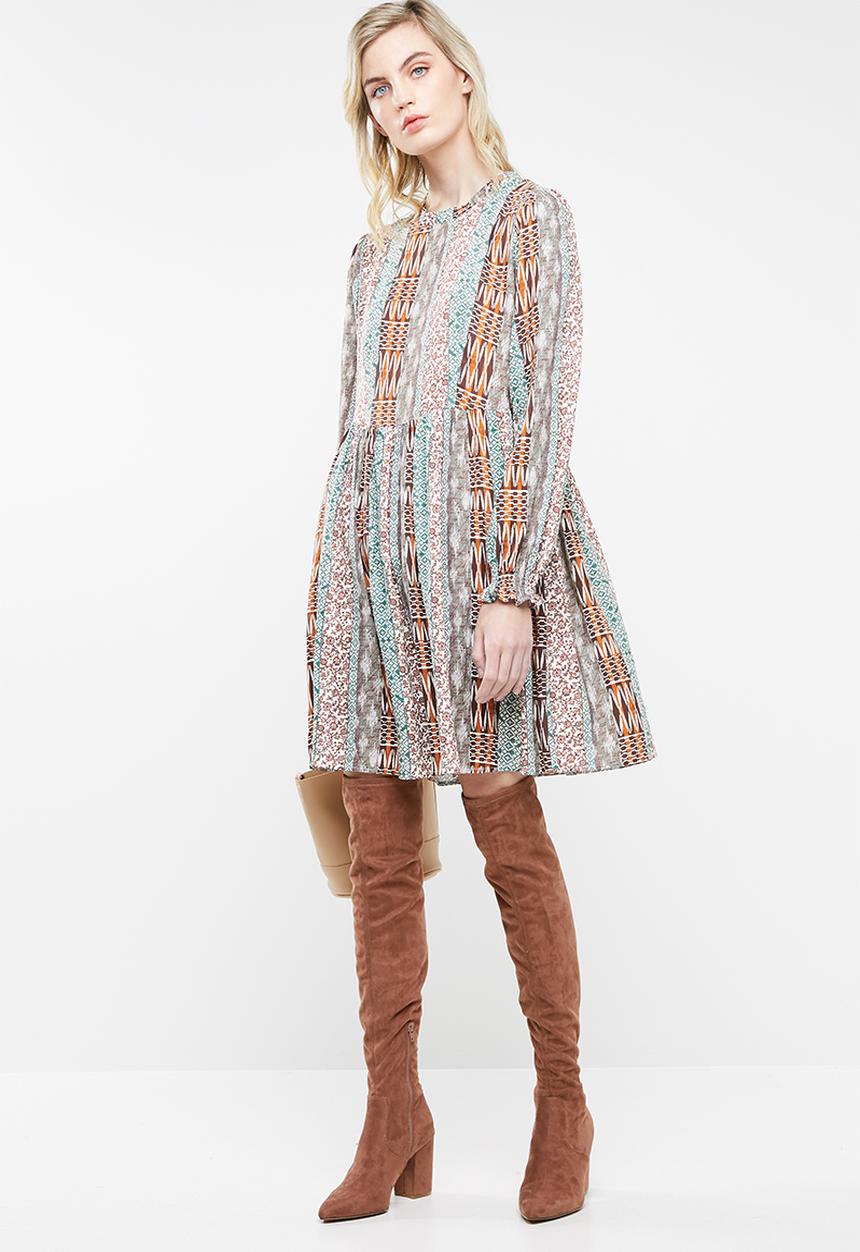 Superbalist - Pie crust shift dress - multi