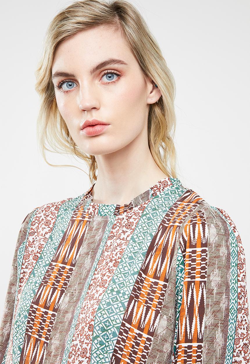 Superbalist - Pie crust shift dress - multi