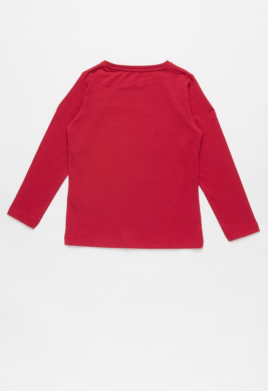 Name It - Kids girls vix long sleeve top - red
