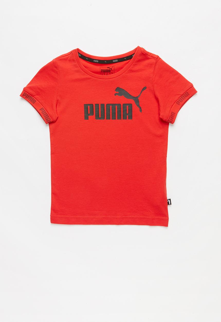 PUMA - Kids amplified tee  - red