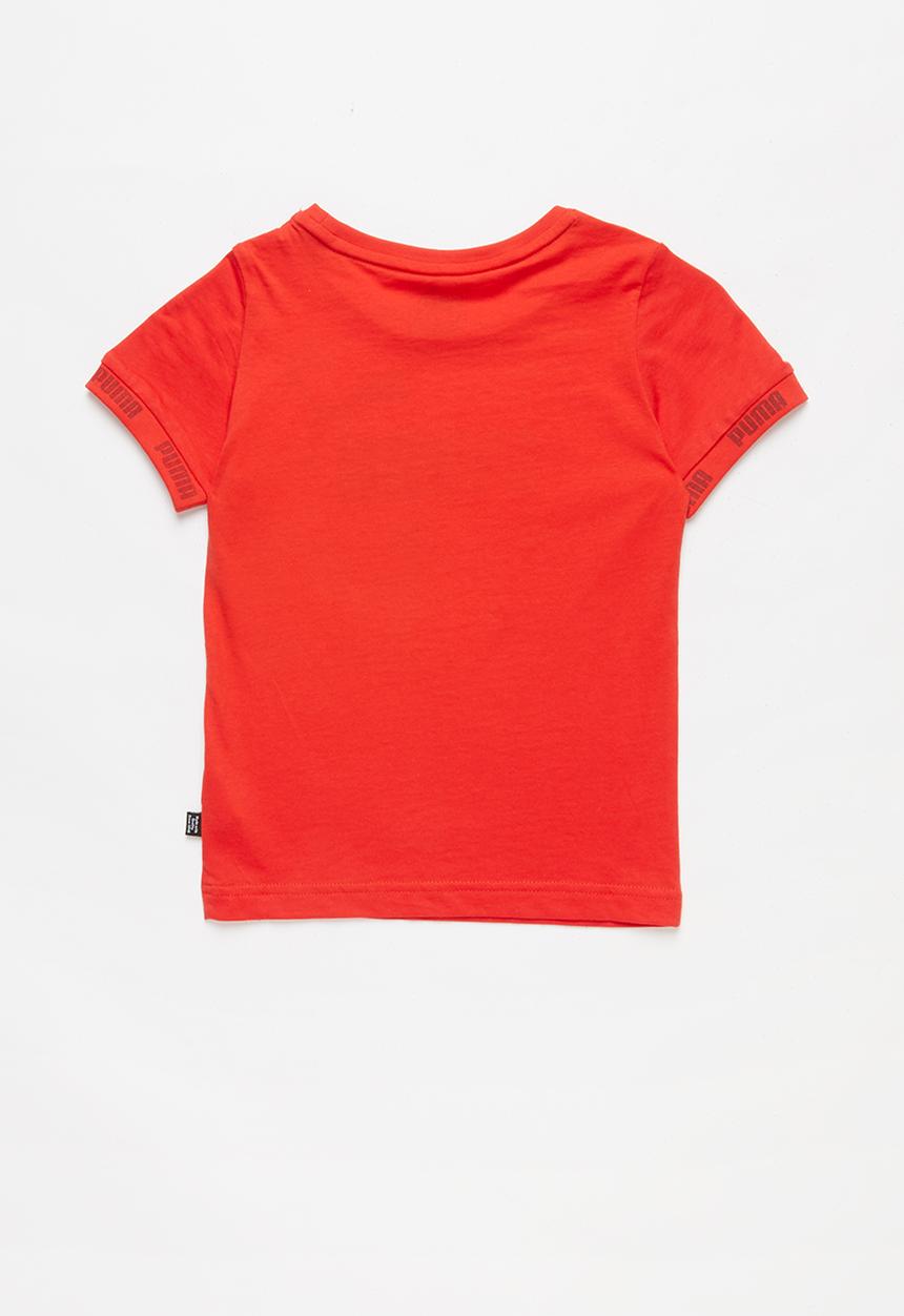 PUMA - Kids amplified tee  - red