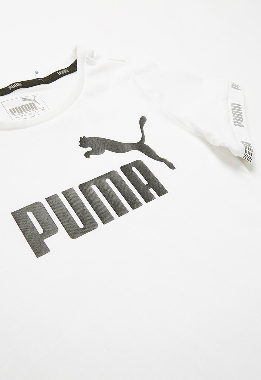 PUMA - Kids amplified tee - white