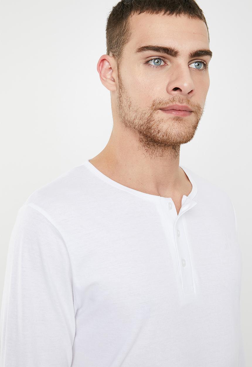 Brave Soul - Freddie lounge top - white
