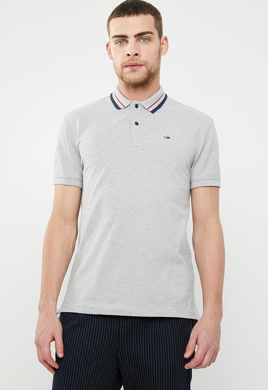 Tommy Hilfiger - Tjm tommy classics short sleeve polo - grey