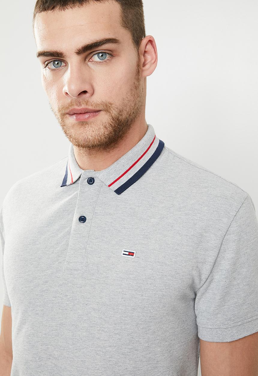 Tommy Hilfiger - Tjm tommy classics short sleeve polo - grey