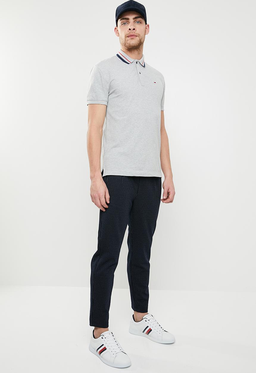 Tommy Hilfiger - Tjm tommy classics short sleeve polo - grey