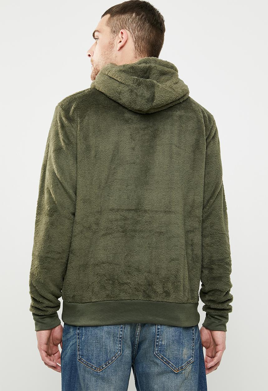 Brave Soul - Axel hooded sweatshirt - khaki